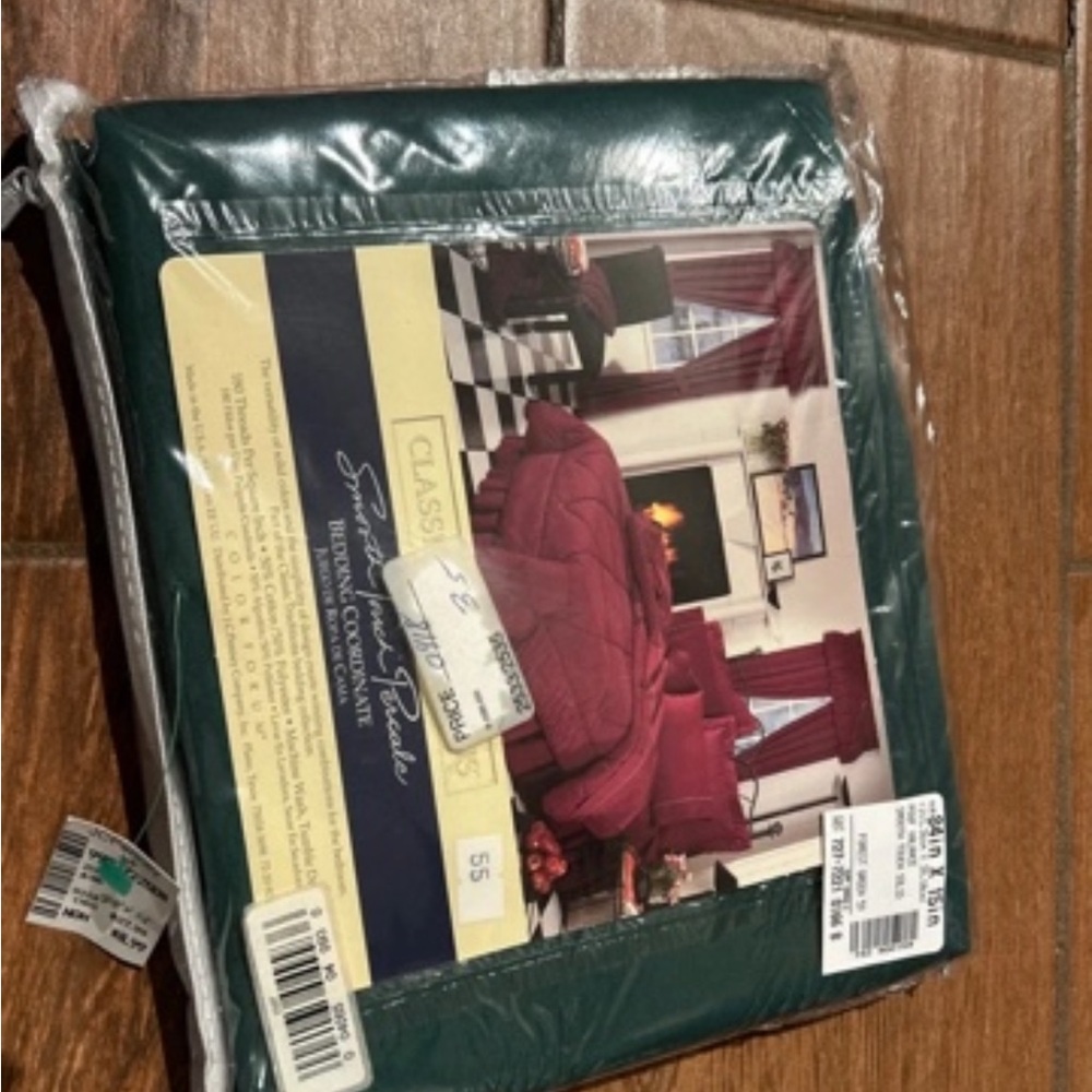 Unbranded Forest Green Curtain Panel - Classic Solid Drapery